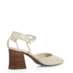 Scarpin Couro Off White - imagem 4