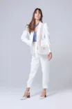 Scarpin Couro Off White - imagem 9