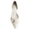 Scarpin Couro Off White - imagem 6