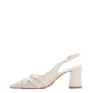 Scarpin Couro Off White - imagem 4