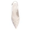 Scarpin Couro Off White - imagem 5