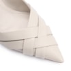 Scarpin Couro Off White - imagem 6