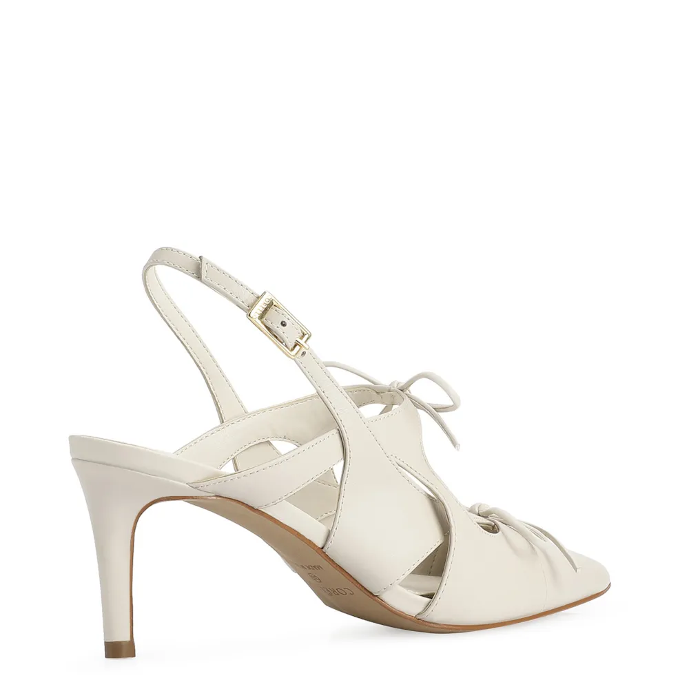 Scarpin Couro Off White - imagem 4