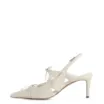 Scarpin Couro Off White - imagem 5