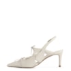 Scarpin Couro Off White - imagem 5