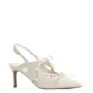Scarpin Couro Off White - imagem 1