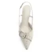 Scarpin Couro Off White - imagem 6