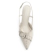 Scarpin Couro Off White - imagem 6