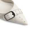 Scarpin Couro Off White - imagem 7