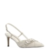 Scarpin Couro Off White - imagem 1