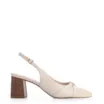 Scarpin Couro Off White - imagem 2