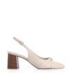 Scarpin Couro Off White - imagem 2