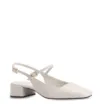 Scarpin Couro Off White - imagem 1