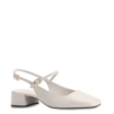 Scarpin Couro Off White - imagem 1
