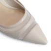 Scarpin Couro Off White - imagem 6