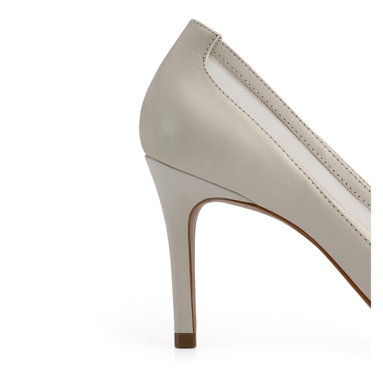 Scarpin Couro Off White