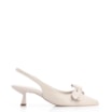 Scarpin Couro Off White - imagem 2