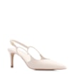 Scarpin Couro Off White - imagem 1