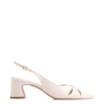 Scarpin Couro Off White - imagem 2