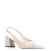 Scarpin Couro Off White - imagem 1