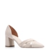 Scarpin Couro Off White - imagem 1