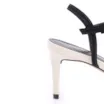 Scarpin Couro Off White/Alt Nobuck Preto - imagem 7