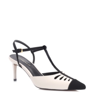 Couro Off White/Alt Nobuck Preto