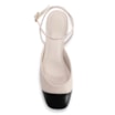 Scarpin Couro Off White/Preto - imagem 5