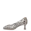 Scarpin Couro Prata - imagem 4
