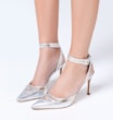 Scarpin Couro Prata - imagem 2