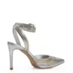 Scarpin Couro Prata - imagem 4