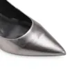 Scarpin Couro Prata - imagem 6