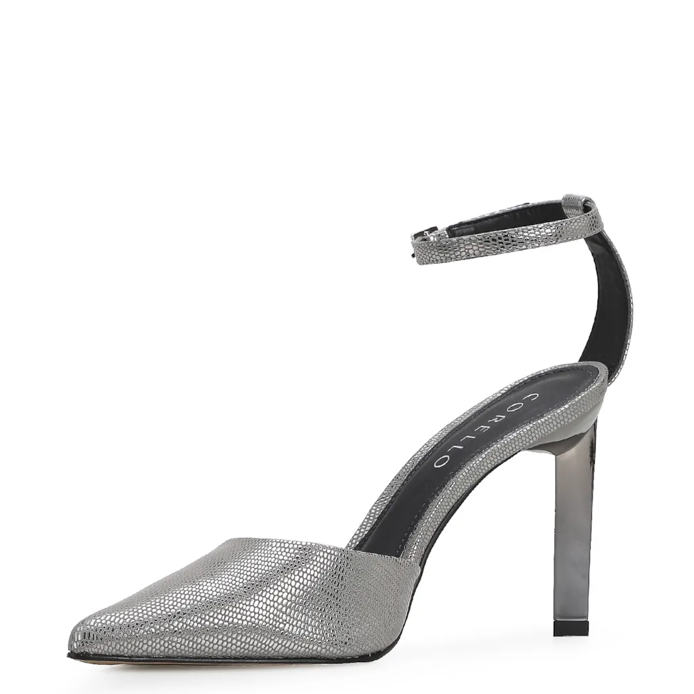 Scarpin Couro Prata - imagem 5