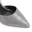 Scarpin Couro Prata - imagem 7