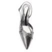 Scarpin Couro Prata - imagem 5