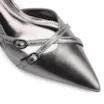 Scarpin Couro Prata - imagem 6