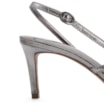 Scarpin Couro Prata - imagem 7