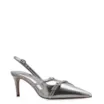 Scarpin Couro Prata - imagem 1