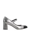 Scarpin Couro Prata - imagem 3