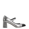 Scarpin Couro Prata - imagem 3