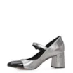 Scarpin Couro Prata - imagem 5