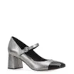 Scarpin Couro Prata - imagem 1