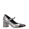 Scarpin Couro Prata - imagem 1