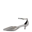 Scarpin Couro Prata - imagem 5