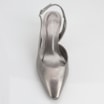 Scarpin Couro Prata - imagem 5