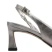 Scarpin Couro Prata - imagem 7