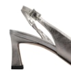 Scarpin Couro Prata - imagem 7