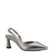Scarpin Couro Prata - imagem 1