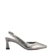 Scarpin Couro Prata - imagem 2