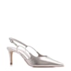 Scarpin Couro Prata - imagem 1